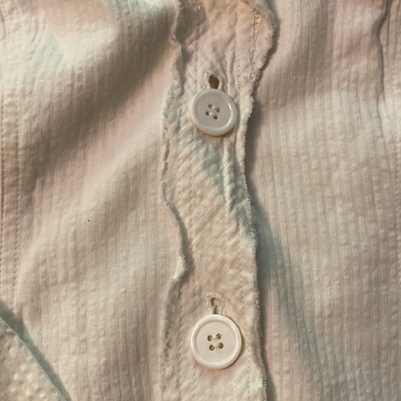 Esprit size 6 white seersucker casual blazer - Picture 3 of 4